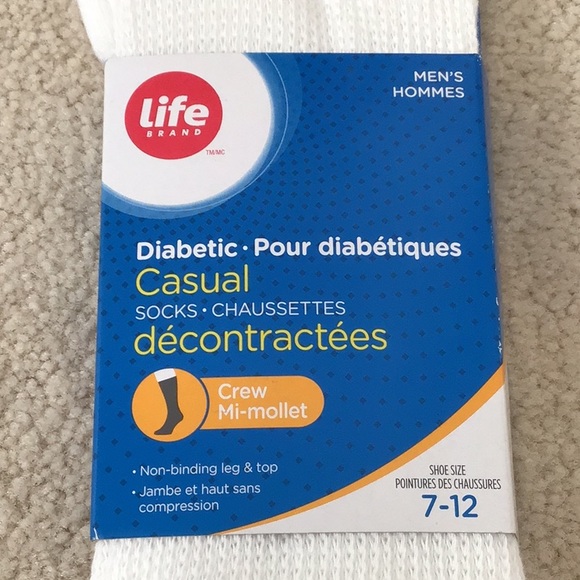 LIFE BRAND Other 6 Pairs Diabetic Socks Shoppers Drug Mart Life